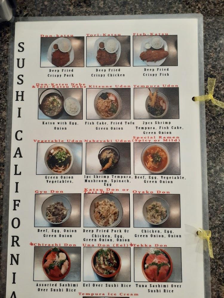 Sushi California Menu image 3